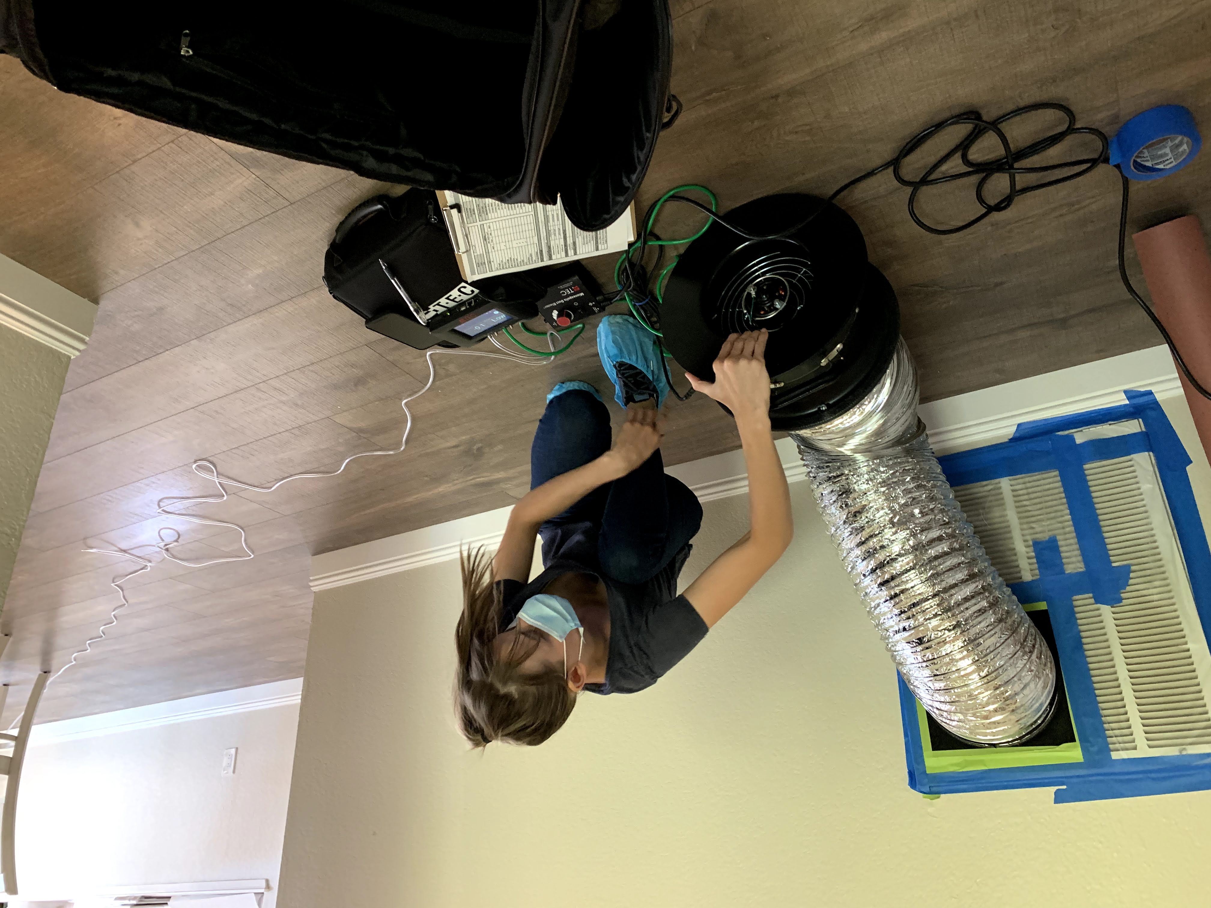 Duct Test in Lake of the Pines, CA 